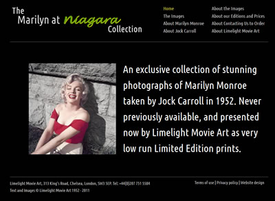 The Marilyn at Niagara collection homepage