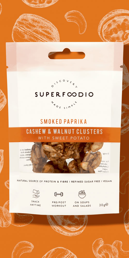 Superfoodio Cashew & Walnut Clusters