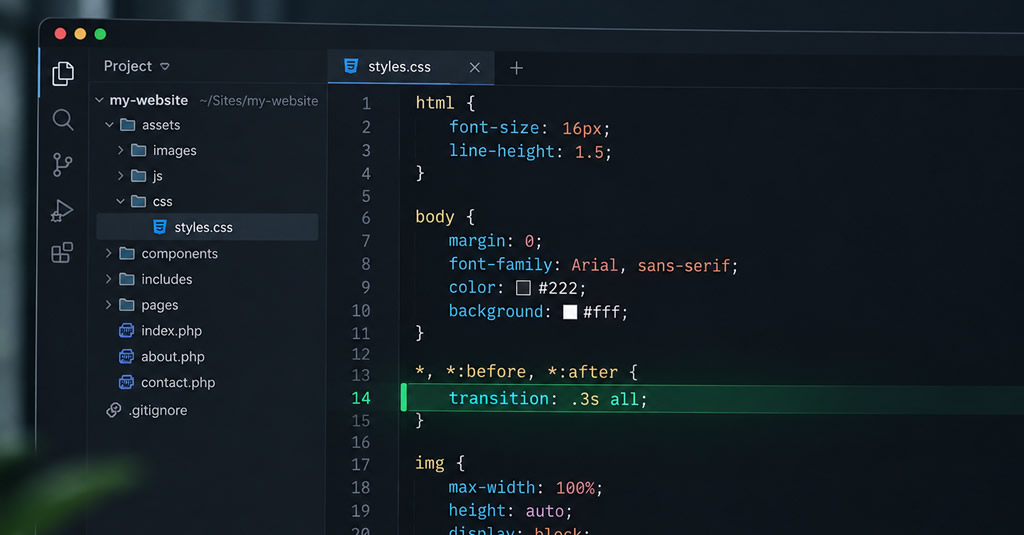 mock software with transition all css