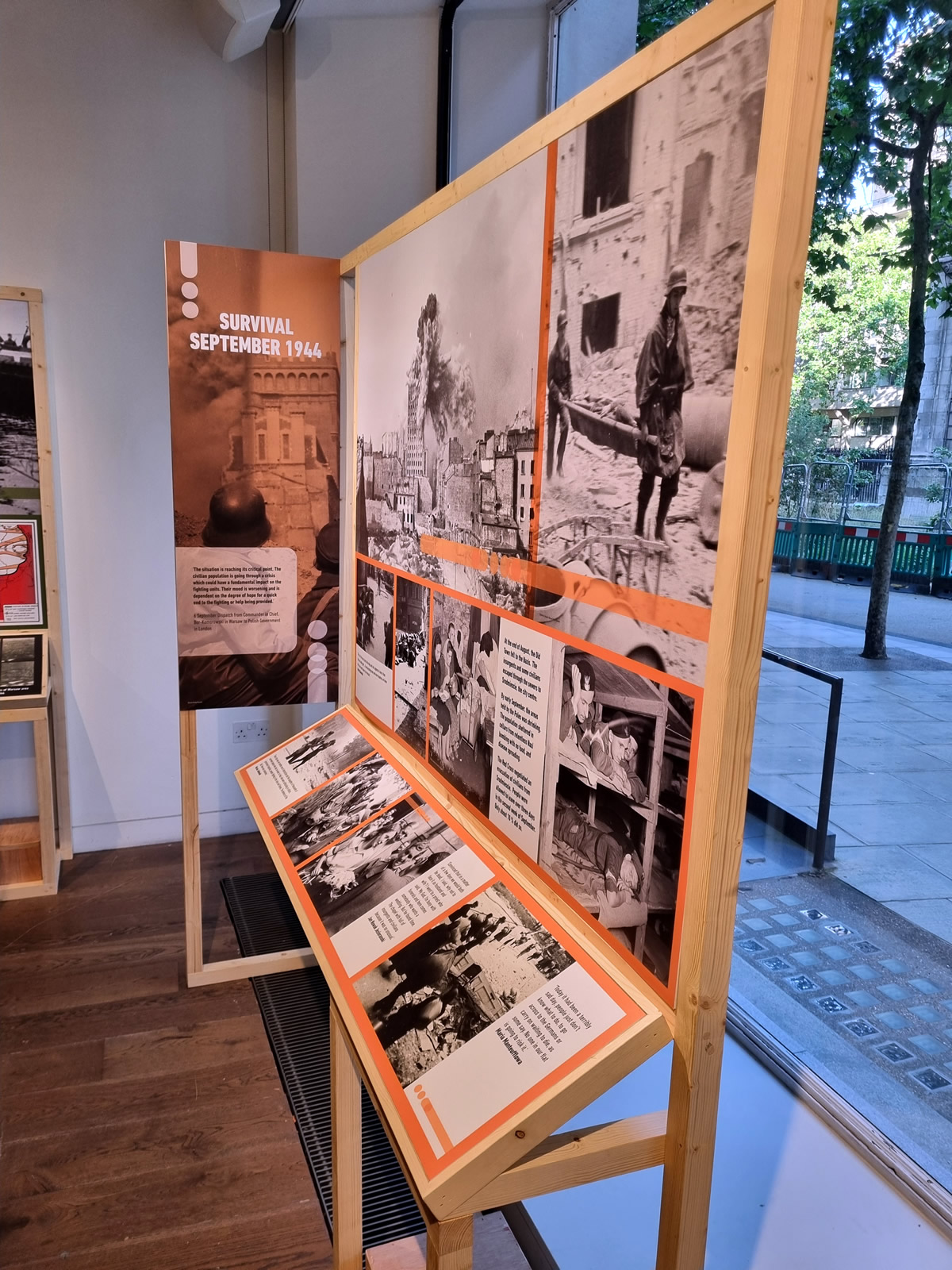 Warsaw Calling Exhibition panel